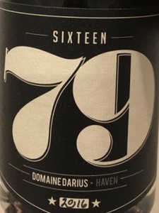 Domaine Darius Sixteen 79  Haven 2016